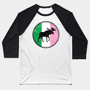 Newfoundland Moose Dominion Flag || Newfoundland and Labrador || Gift || Souvenir Baseball T-Shirt